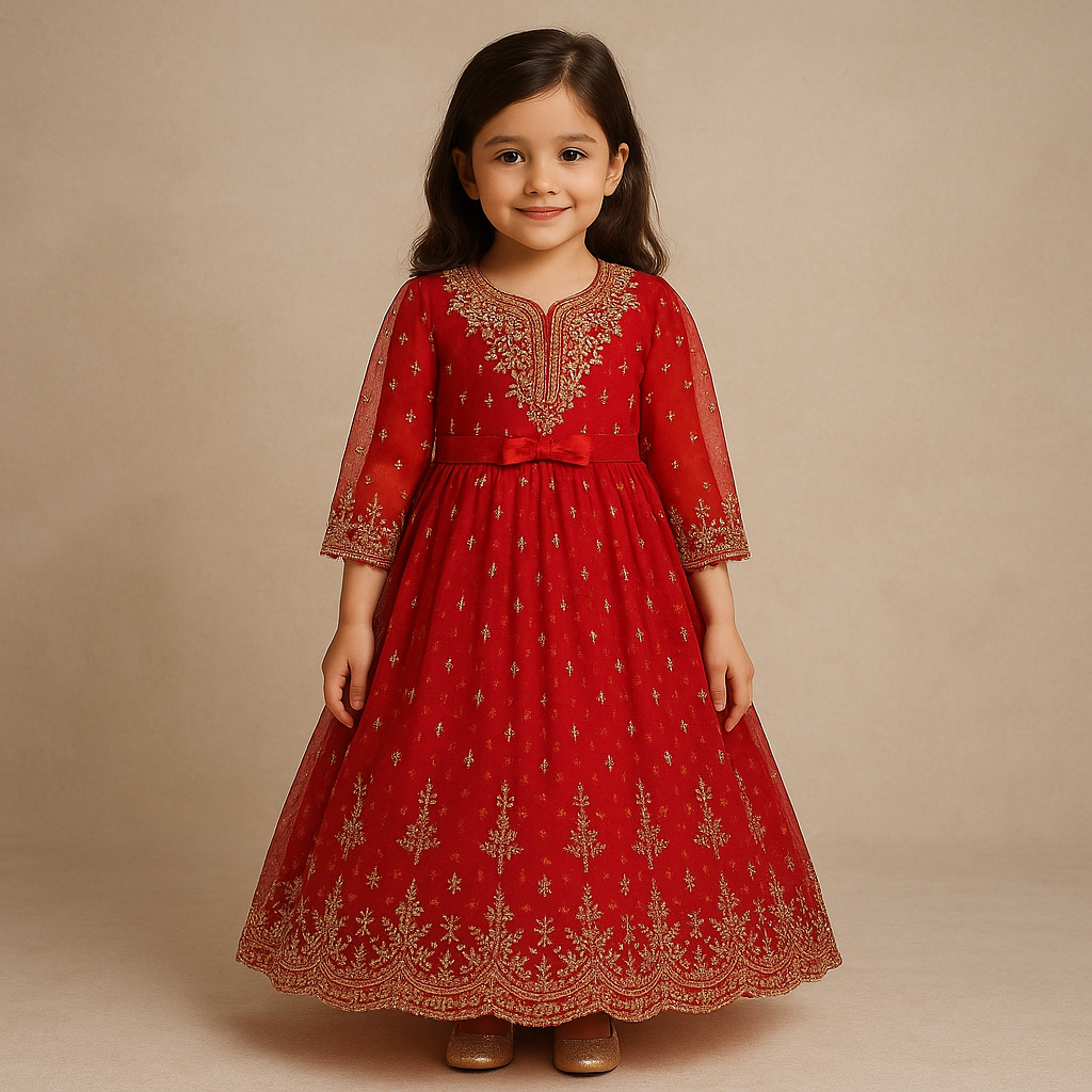 Girls Fancy Eid Dresses (0–14 Years) | Festive & Designer Outfits for Kids