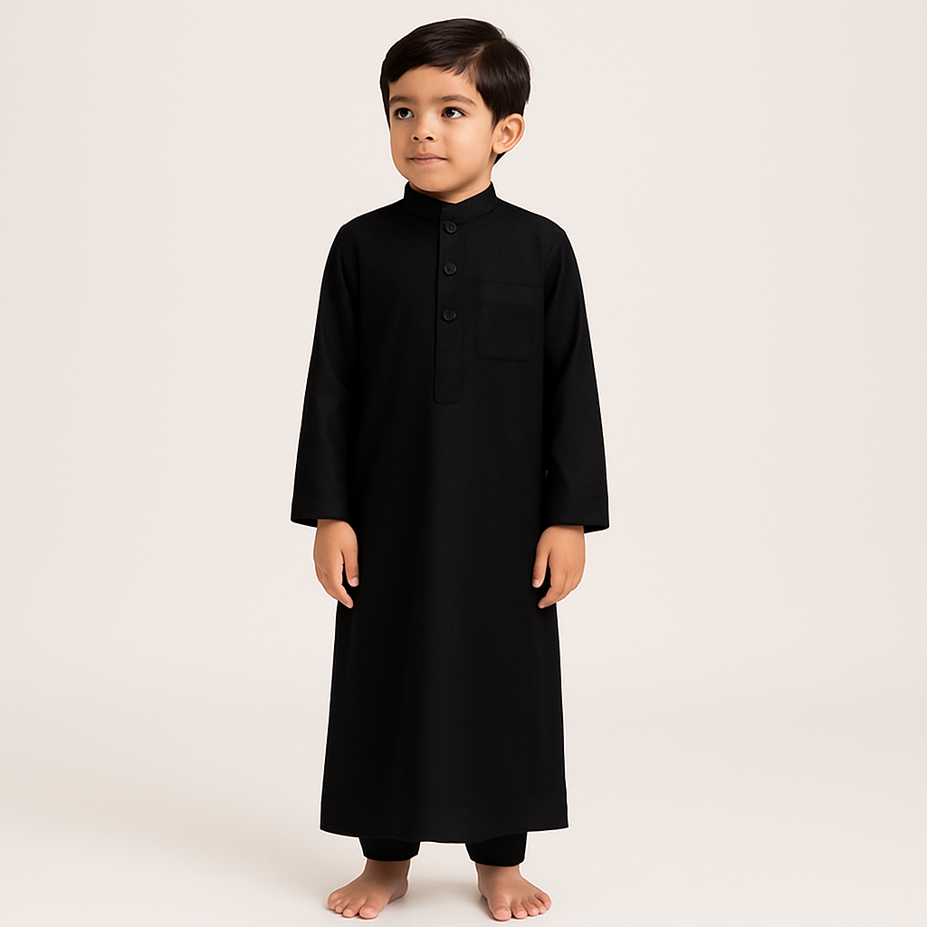 Boys Thobe / Kandura (0–14 Years) | Arabic & Islamic Traditional Kidswear